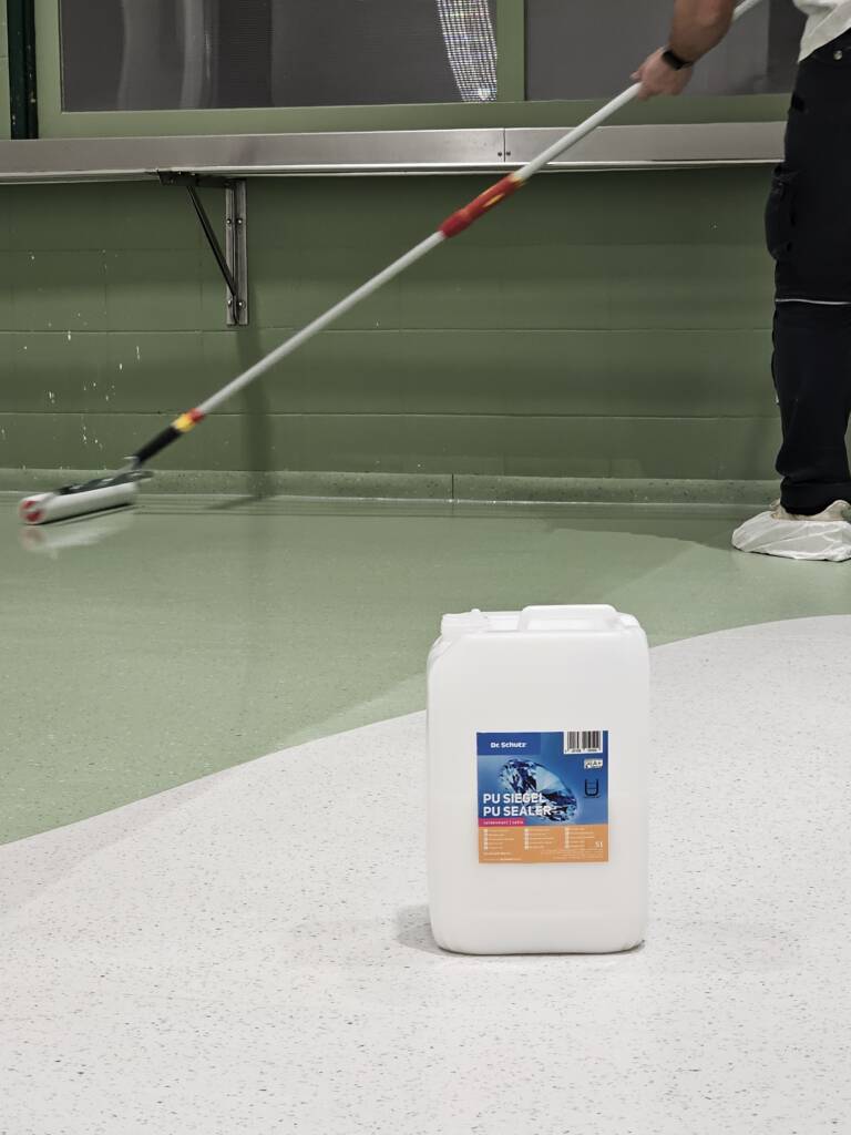 Aplikácia permanentnej ochrannej vrstvy PU Siegel mat
